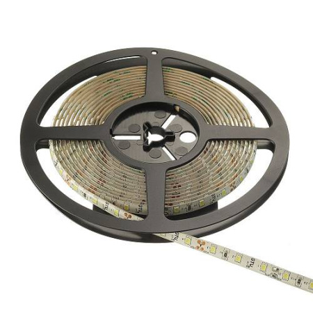 Светодиодная лента 2835, 60 д/м, 6W, 12V, IP65, холодный белый, FLASH, 8мм, влагозащищенная