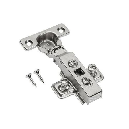 Петля GTV CIHC 09 mini накладная самозакрывающаяся с планкой H-0 с евро