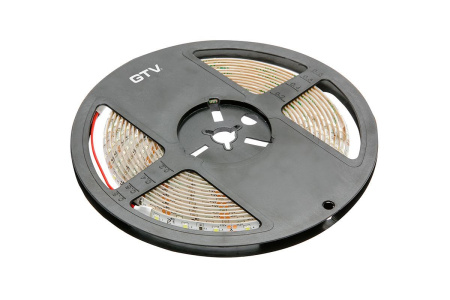 Светодиодная лента Flash 2835, 600 LED нейтральный белый, 60W герметичная 10mm, 5m, 12V (2 кабеля)