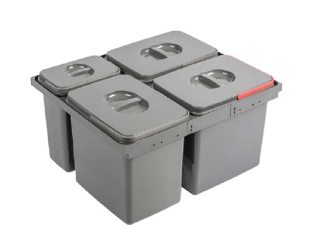 Контейнерная система MULTINO NEW 600 3X15L + 1X7L антрацит