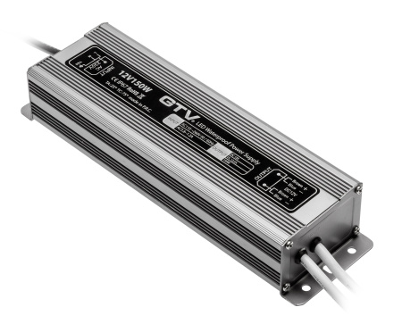 БЛОК ПИТАНИЯ ДЛЯ СВЕТОДИОДОВ LED ВОДОНЕПРОНЕЦАЕМЫЙ, 150W, IP67