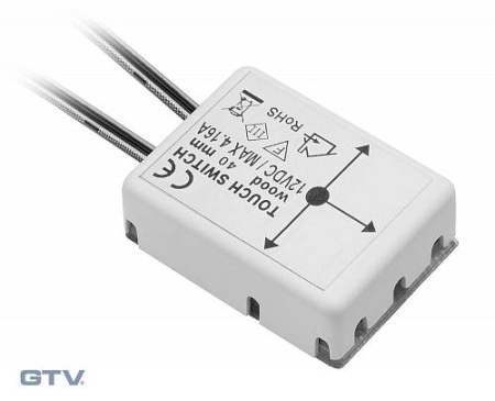 Выключатель бесконтактный для плиты и деревянных полок 12V, IP20, до 50W