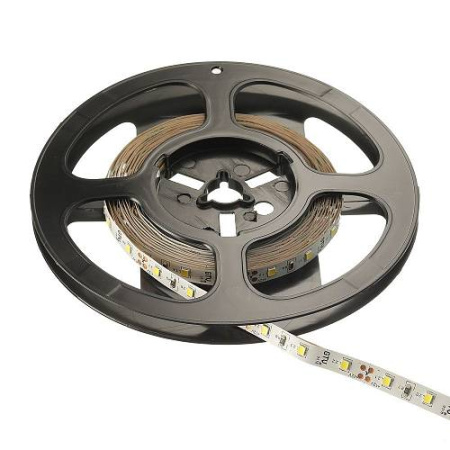 Светодиодная лента 2835, 60 д/м, 6W, 12V, IP20, холодный белый, FLASH, 8мм, открытая