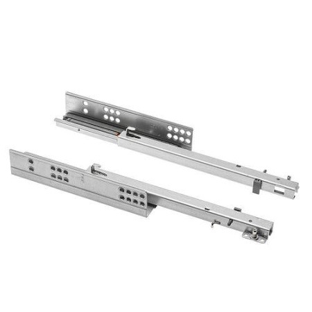 Направляющие MODERN SLIDE не полного 3/4 выдвижения L-550 для деревянных ящиков с доводчиком без кре