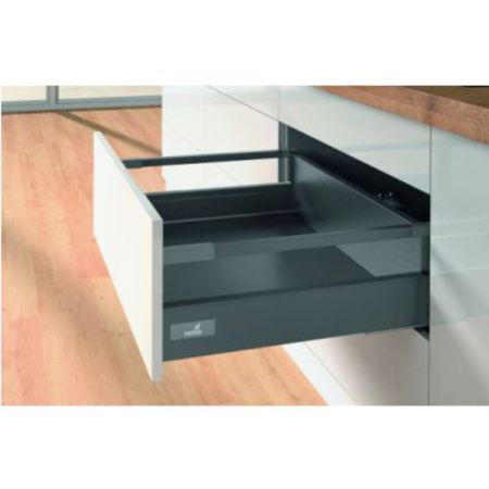 КОМПЛЕКТ КОРОБА INNOTECH ATIRA ПОЛНОГО ВЫДВ. С SILENT SYSTEM, H144, NL470, РЕЛИНГИ, АНТРАЦИТ