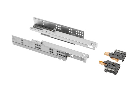 НАПРАВЛЯЮЩАЯ НИЖНЕГО МОНТАЖА MODERN SLIDE С ДОВОДЧИКОМ ПОЛНОЕ ВЫДВИЖЕНИЕ 270MM 35КГ