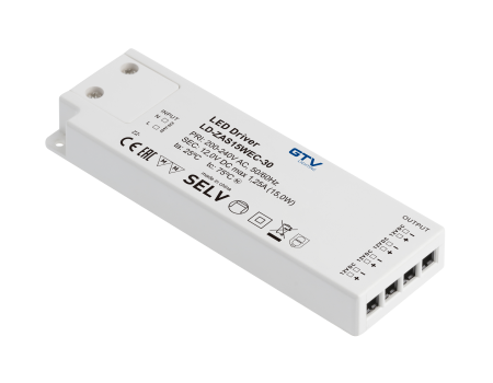 Блок питания SLIM EASY CLICK 12V,15W, input 220-240VAC, IP20, разм.129x42x16мм, с mini amp и проводо