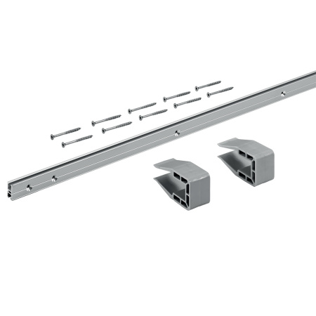 КОМПЛЕКТ ПРОФИЛЕЙ SLIDELINE M, L4000,H18,ЦВЕТ СЕРЕБРИСТЫЙ