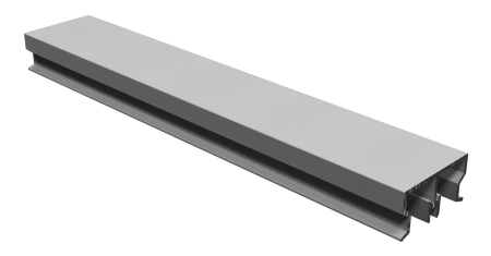 НИЖНЯЯ АЛЮМИНИЕВАЯ РЕЛЬСА ДЛЯ СИСТЕМЫ OVERLINE, L=4,05 м