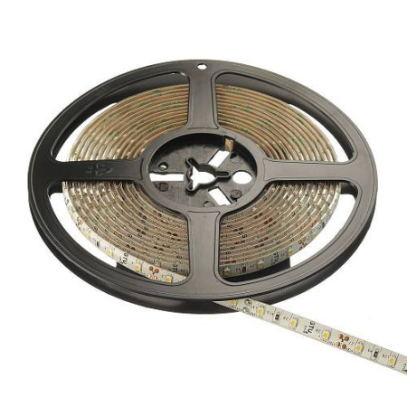 Светодиодная лента 3528, 60 д/м, 4,8W, 12V, IP65, холодный белый, FLASH, 8мм, влагозащищенная