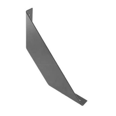 Полкодержатель FLAT, 200x200 мм, черный матовый