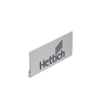 ЗАГЛУШКА НА БОКОВИНУ AVANTECH YOU,С ЛОГОТИПОМ HETTICH, СЕРЕБРИСТАЯ