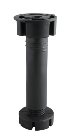 НОЖКА МЕБЕЛЬНАЯ DP-150, h=150mm, пластик